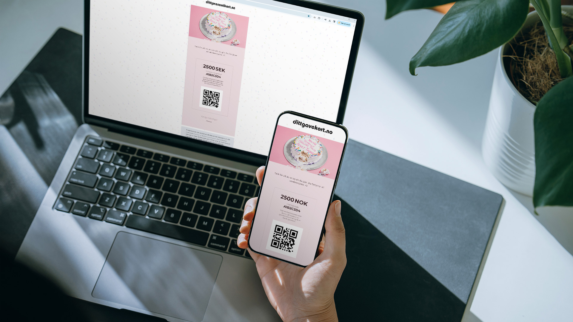 Dittpresentkort.se och shopping.